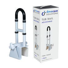Load image into Gallery viewer, Tub Rail - Adjustable Height Clamp-On
