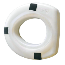 Load image into Gallery viewer, Molded Raised Plastic Toilet Seat
