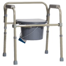 Load image into Gallery viewer, Folding Bedside Commode - Bulk Packed

