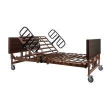 Load image into Gallery viewer, Bariatric HD Homecare Bed w/ Half Rail and Foam Mattress
