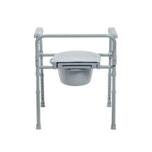 Load image into Gallery viewer, Folding Steel Commode

