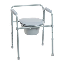 Load image into Gallery viewer, Folding Steel Commode
