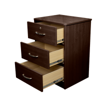 Load image into Gallery viewer, Three Drawer Nightstand
