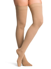Load image into Gallery viewer, Women's Essential Cotton Thigh-High 20-30mmHg
