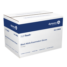 Load image into Gallery viewer, Safe-Touch Black Nitrile Exam Gloves
