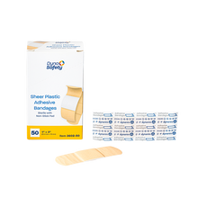 Load image into Gallery viewer, Sheer Plastic Adhesive Bandages - Sterile
