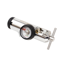 Load image into Gallery viewer, CGA 870 Oxygen Regulator - All Brass - 0-25 LPM
