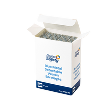 Load image into Gallery viewer, Blue Metal Detectable Woven Bandage
