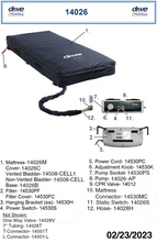 Load image into Gallery viewer, Med-Aire Melody Alternating Pressure and Low Air Loss Mattress Replacement System
