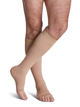 Load image into Gallery viewer, Natural Rubber Calf Open-Toe 40-50mmHg
