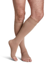 Load image into Gallery viewer, Secure Calf Open-Toe 40-50mmHg with Grip-Top
