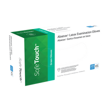 Load image into Gallery viewer, AloeTex Latex Gloves w/ Aloe
