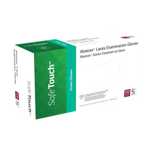 Load image into Gallery viewer, AloeTex Latex Gloves w/ Aloe
