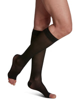 Load image into Gallery viewer, Women's Style Sheer Calf Open-Toe 15-20mmHg
