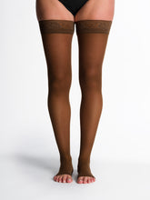 Load image into Gallery viewer, Women's Style Sheer Thigh-High Open-Toe 20-30mmHg
