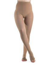 Load image into Gallery viewer, Women's Style Soft Opaque Pantyhose Open-Toe 15-20mmHg
