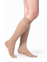 Load image into Gallery viewer, Women's Essential Opaque Calf Plus Single 20-30mmHg with Grip-Top
