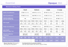 Load image into Gallery viewer, Essential Opaque Thigh-High Open-Toe Single 30-40mmHg
