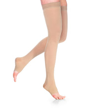 Load image into Gallery viewer, Women's DYNAVEN Thigh-High Open-Toe 30-40mmHg
