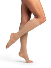 Load image into Gallery viewer, Women's DYNAVEN Sheer Calf Open-Toe 15-20mmHg
