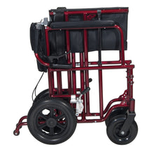 Load image into Gallery viewer, Aluminum HD 22" Red Transport Chair
