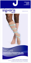 Load image into Gallery viewer, Men's Secure Calf 20-30mmHg with Grip-Top
