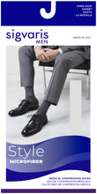 Load image into Gallery viewer, Men's Style Microfiber Calf with Grip-Top 30-40mmHg

