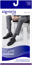 Load image into Gallery viewer, Men's Style Microfiber Thigh-High 30-40mmHg
