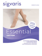 Load image into Gallery viewer, Women's Essential Cotton Calf with Grip-top Single 20-30mmHg
