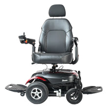 Load image into Gallery viewer, Merits Dualer Power Wheelchair with Power Seat Lift, Rear/Front-Wheel Drive, Captain Seat, Red, 300 lb Capacity
