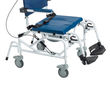 Load image into Gallery viewer, Tilting Aluminum Rehab Shower Chair Commode

