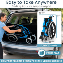 Load image into Gallery viewer, Pediatric Wheelchair (12''-14", 150 lbs)
