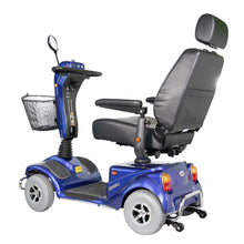 Load image into Gallery viewer, Merits Pioneer 4 Mobility Scooter with Power Seat Lift, 4-Wheel, Captain Seat, Red, 300 lb Capacity
