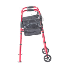 Load image into Gallery viewer, Deluxe Folding Travel Walker with 5" Wheels, Adult
