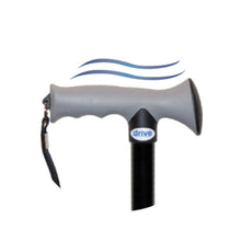Load image into Gallery viewer, Aluminum Folding Canes with Gel Grip, Height Adjustable, Black
