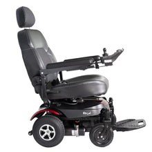 Load image into Gallery viewer, Merits Regal Power Wheelchair, Rear-Wheel Drive, Captain Seat, Red, 300 lb Capacity
