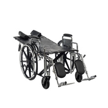 Load image into Gallery viewer, Deluxe Sentra Full Reclining Wheelchair, 22" Seat
