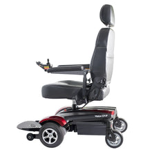Load image into Gallery viewer, Merits Vision CF Power Wheelchair, Front-Wheel Drive, Captain Seat, Red, 300 lb Capacity
