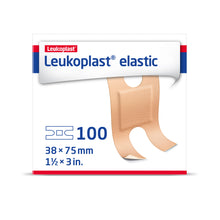 Load image into Gallery viewer, Leukoplast Elastic Fabric Adhesive Bandages, Knuckle, 1.5 x 3 in., Box of 100
