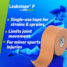 Load image into Gallery viewer, Leukotape P by Actimove  Rigid Strapping Tape, Tan, 1.5 in. x 15 yd.
