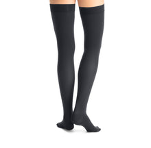 Load image into Gallery viewer, Jobst Opaque Compression Stockings 15-20 Mmhg Thigh With Silicone Dot Band Closed Toe
