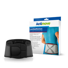 Load image into Gallery viewer, Actimove Professional Line LumbaMotion Back Support with Pressure Pad, Charcoal, X-Large
