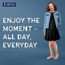 Load image into Gallery viewer, JOBST ACTIVA Opaque 15-20 mmHg Compression Socks Waist High, Closed Toe, Sun Bronze, X-Large

