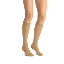 Load image into Gallery viewer, JOBST UltraSheer Compression Stockings 20-30 mmHg Knee High, Closed Toe, Honey, X-Large
