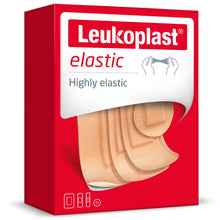 Load image into Gallery viewer, Leukoplast Elastic First Aid Bandage, 3 Assorted Sizes, Box of 40
