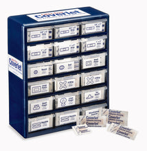 Load image into Gallery viewer, Leukoplast Elastic Fabric Adhesive Bandages Cabinet, 18 Drawers, Filled
