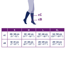 Load image into Gallery viewer, Jobst Maternity Opaque Compression Stockings 20-30 Mmhg Knee Open Toe
