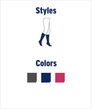 Load image into Gallery viewer, JOBST Style Soft Fit Compression Socks 15-20 mmHg, Knee High, Closed Toe, Argyle Pink, Small
