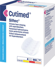 Load image into Gallery viewer, Cutimed Siltec Silicone Foam Dressings Sterile Box Of 10
