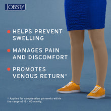 Load image into Gallery viewer, JOBST Relief Compression Stockings 20-30 mmHg Chap Left, Open Toe, Black, X-Large

